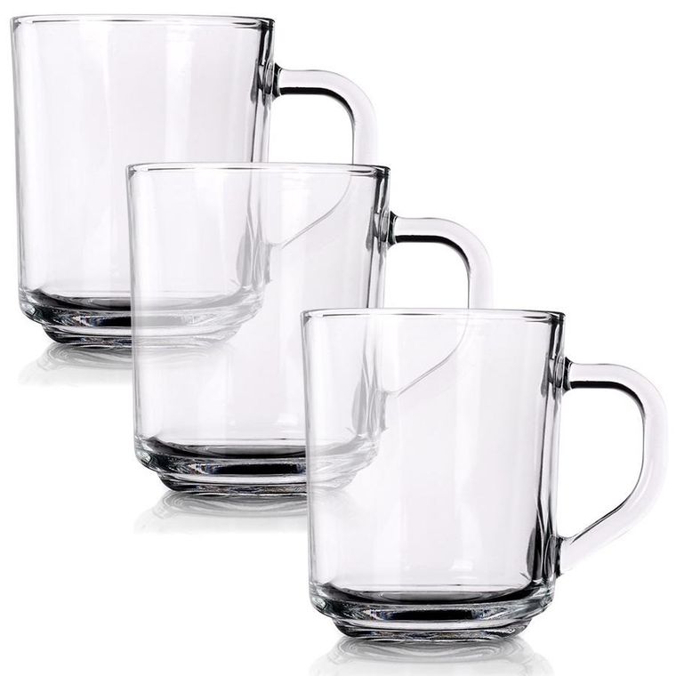 Excellent Houseware, szklanki, 230 ml, 3 szt.