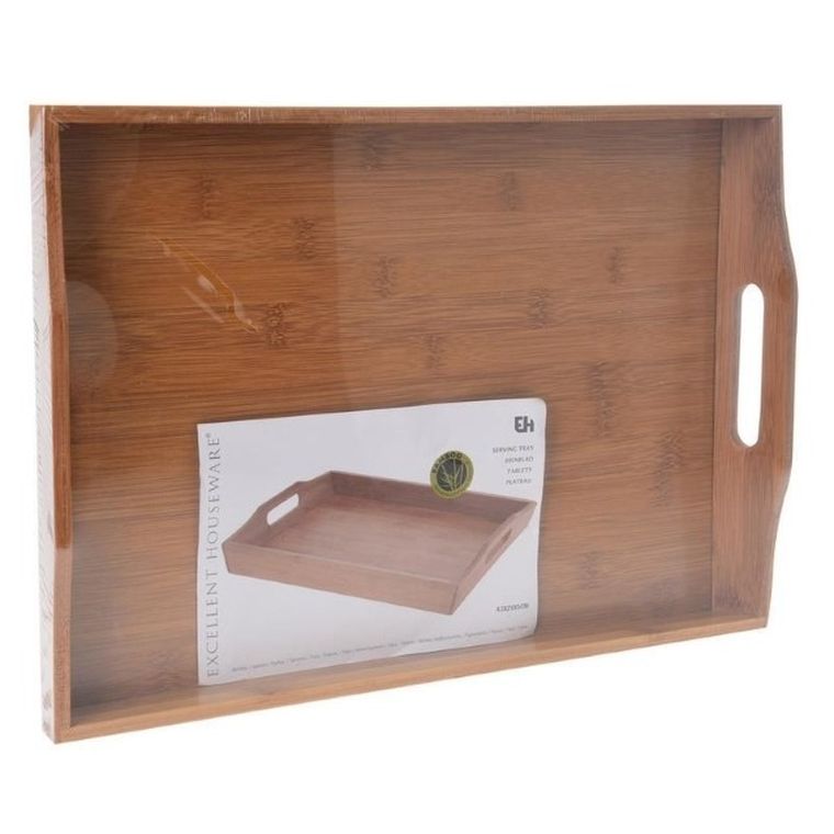 Excellent Houseware, taca bambusowa