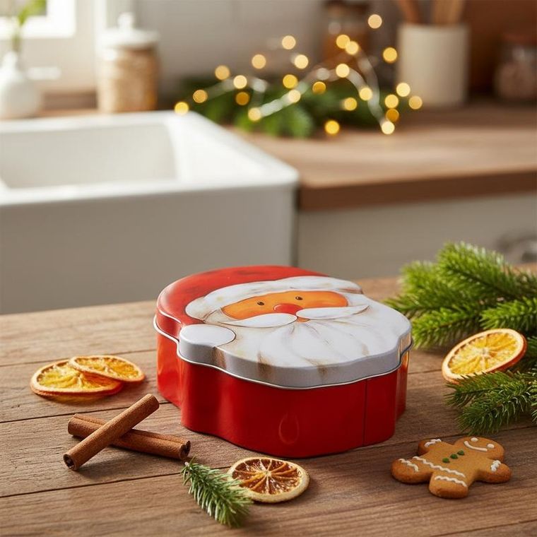 Excellent Houseware, Vintera, puszka na ciastka, świąteczna, 1,7l