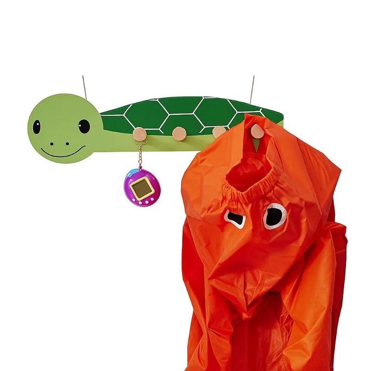 Excellent Houseware, wieszak do pokoju dziecięcego, Mini Zoo, 35,5-6,5-10 cm