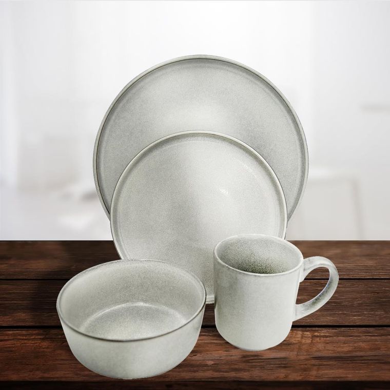 Excellent Houseware, zestaw obiadowy, 4 osoby 16 elementów