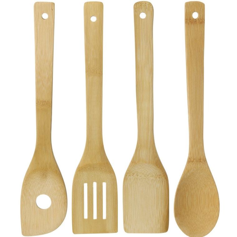 Excellent Houseware, zestaw przyborów kuchennych, 5 elementów, bambus