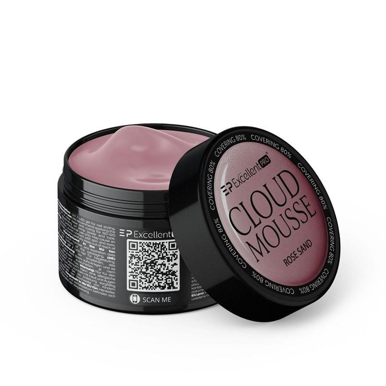 Excellent PRO, Cloud Mousse, żel budujący, Rose Sand, 50g