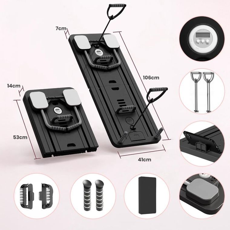 Extralink, deska do pilatesu, reformer do ćwiczeń mięśni brzucha