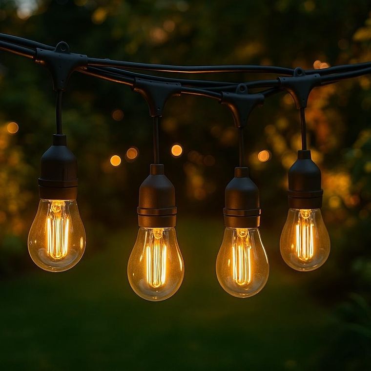 Extralink, girlanda ogrodowa, 10 żarówek, 10 m