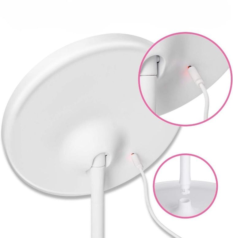 Extralink, Lifestyle, lusterko kosmetyczne, podświetlenie LED, białe