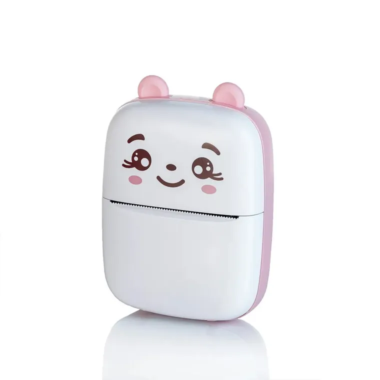 Extralink, mini drukarka termiczna, różowa