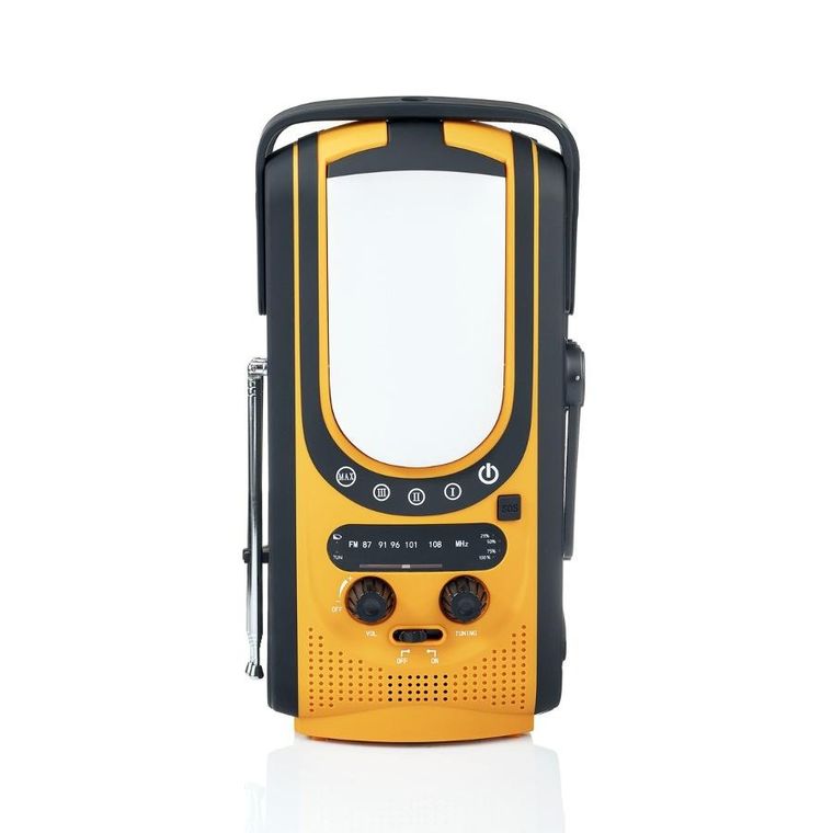 Extralink, Power Ranger, powerbank, 6000mAh, radio FM, lampka LED, dynamo, panel solarny, EPS-6000