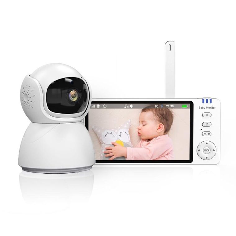 Extralink, Reya, MO570, niania elektroniczna z monitorem, obracana, 5 cali