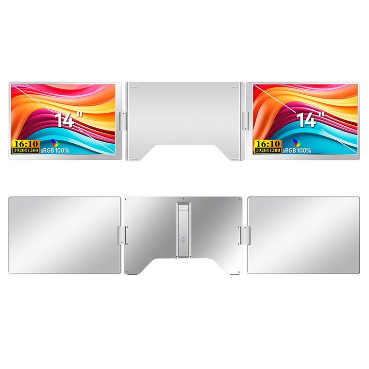 Extralink, Smart Life S688 14", przenośne monitory do laptopa, 2 monitory, IPS, 1920-1200