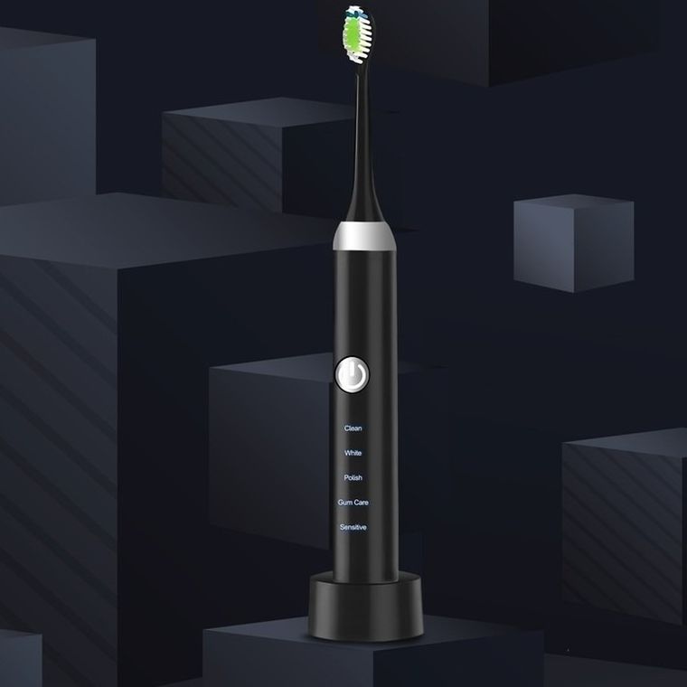 Extralink, szczoteczka soniczna, czarna, 5 trybów