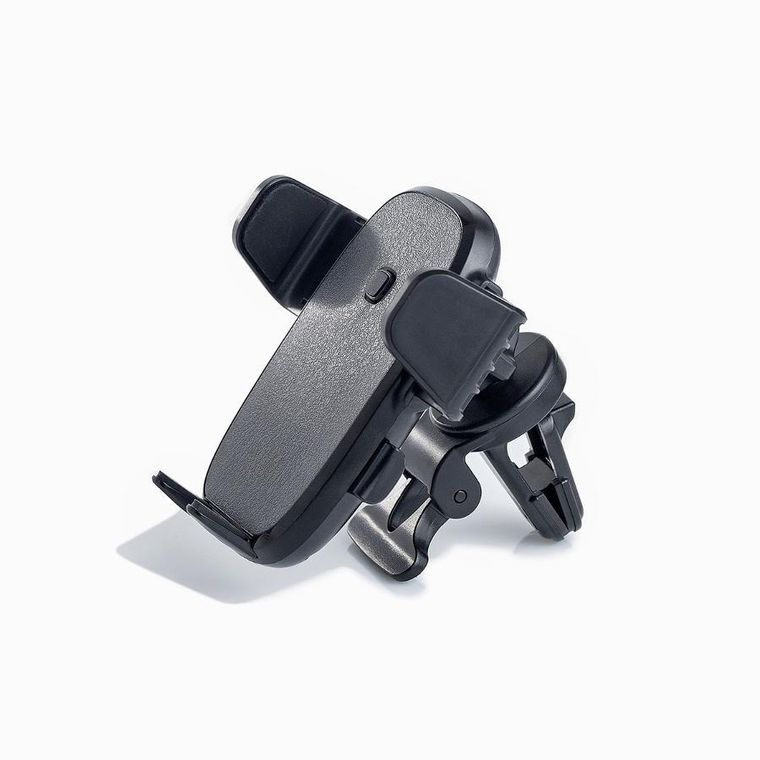 Extralink, uchwyt na telefon z ładowarką indukcyjną, do samochodu, automatyczny zacisk, czarny, EPH-I1