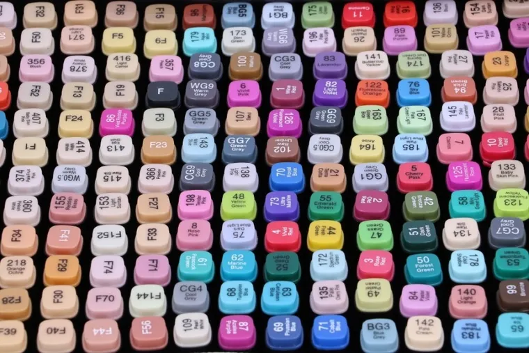 Extralink, zestaw markerów alkoholowych, 204 szt.