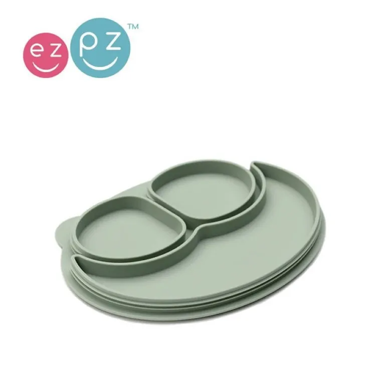 EZPZ, Mini Mat, pokrywka do małego talerzyka, pastelowa zieleń