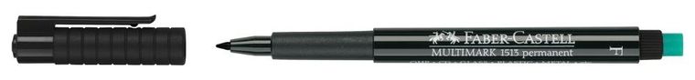 Faber-Castell, Multimark, foliopis, F, 0.6 mm, czarny