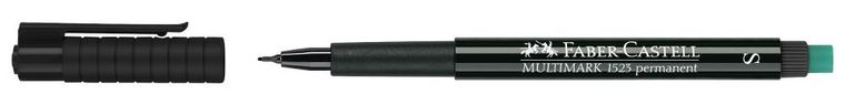 Faber-Castell, Multimark, foliopis, S, 0.4 mm, czarny