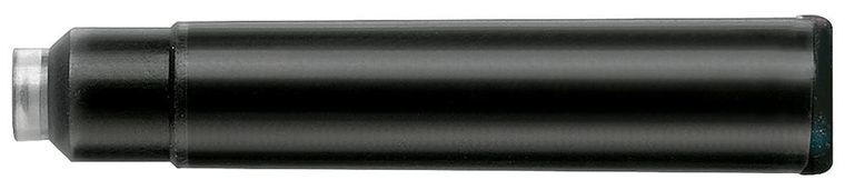 Faber-Castell, naboje atramentowe, krótkie, czarne, 6 szt.