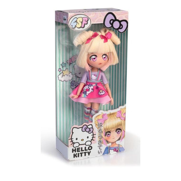Famosa, Hello Kitty, lalka modowa, blond, 19,5 cm
