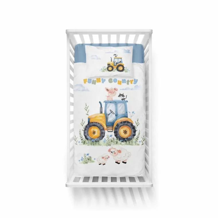 Farma, 2-częściowy komplet pościeli dziecięcej, 100-135 cm