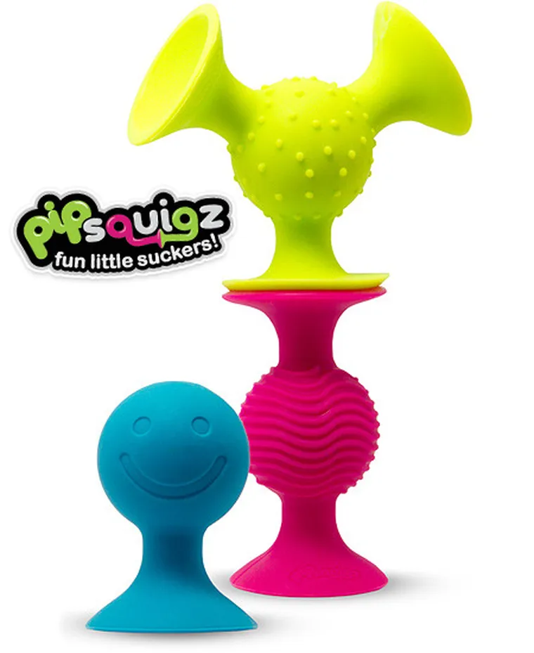 Fat Brain Toy Co. pipSquigz, przyssawki dla malucha