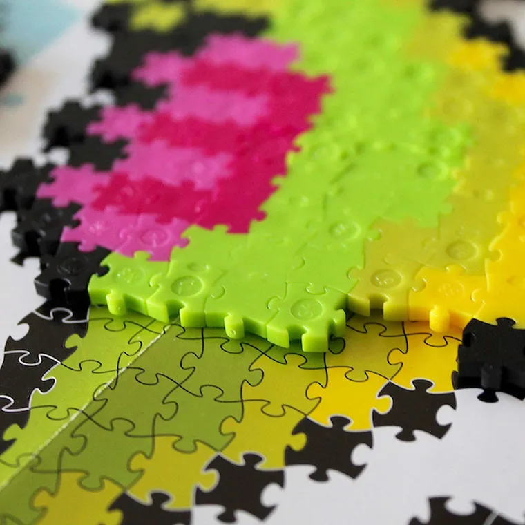 Fat Brain Toy Co, Qelements, Słodkości, puzzle pixelki jixelz, 700 elementów