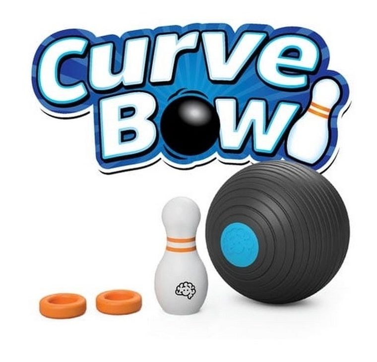 Fat Brain Toy, Curve Bowl, podkręcona kula do kręgli, gra zręcznościowa