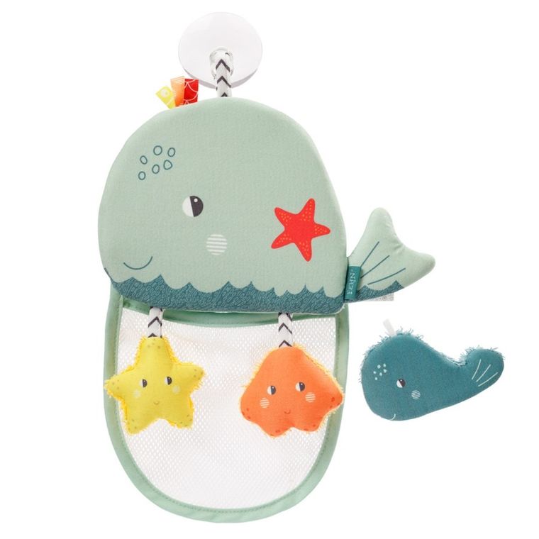 Fehn, Chlap i się baw, organizer z przyssawką na zabawki do kąpieli, wieloryb