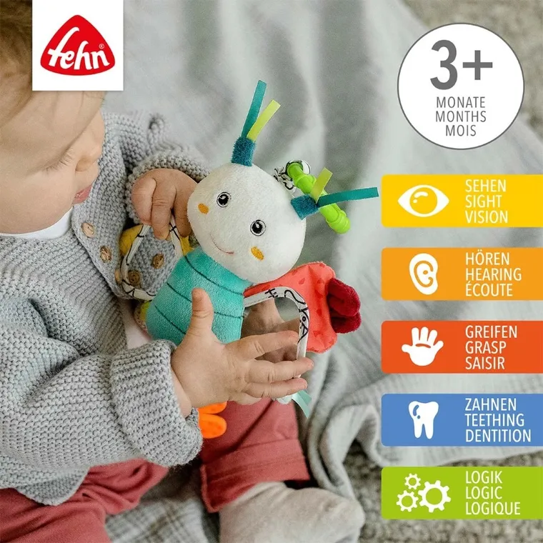 Fehn, DoBabyDoo, zawieszka, maskotka edukacyjna, motyl