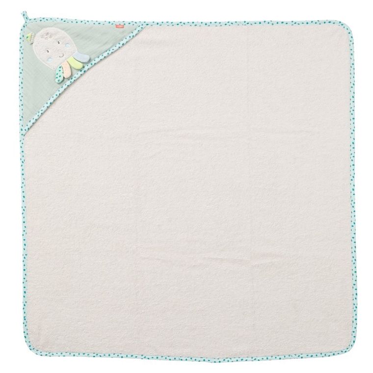 Fehn, Morze, ręcznik z kapturem, ośmiornica, 80-80 cm