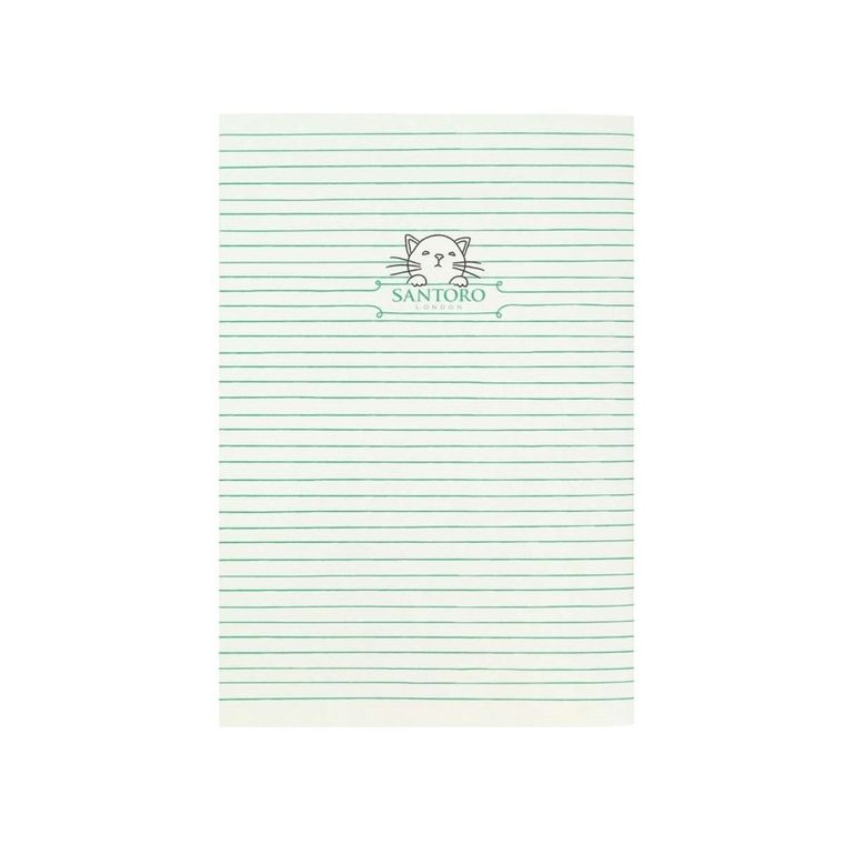 Felines, Koty, mały zeszyt, Feline Fine, zielona, 1 szt.