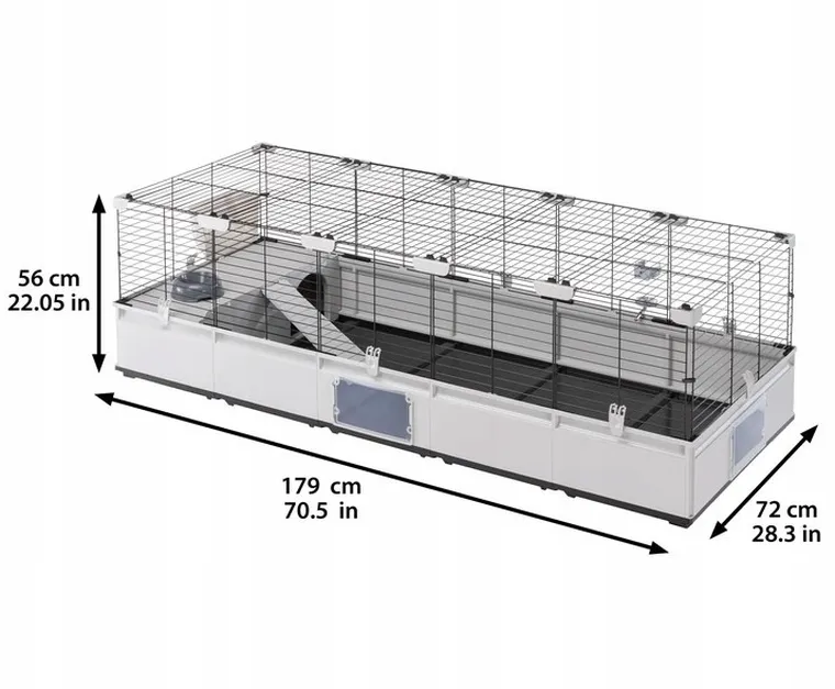 Ferplast, klatka dla gryzoni, 179-72-56 cm