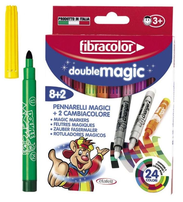 Fibracolor, pisaki magiczne, 9 kolorów
