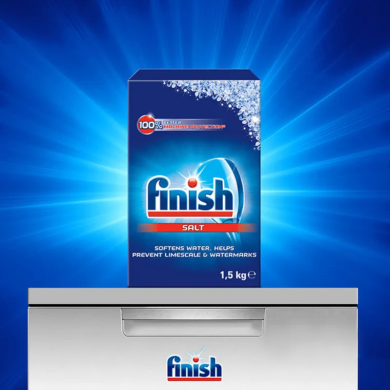 Finish, 5x Power Actions Salt, sól do zmywarek, 1500g