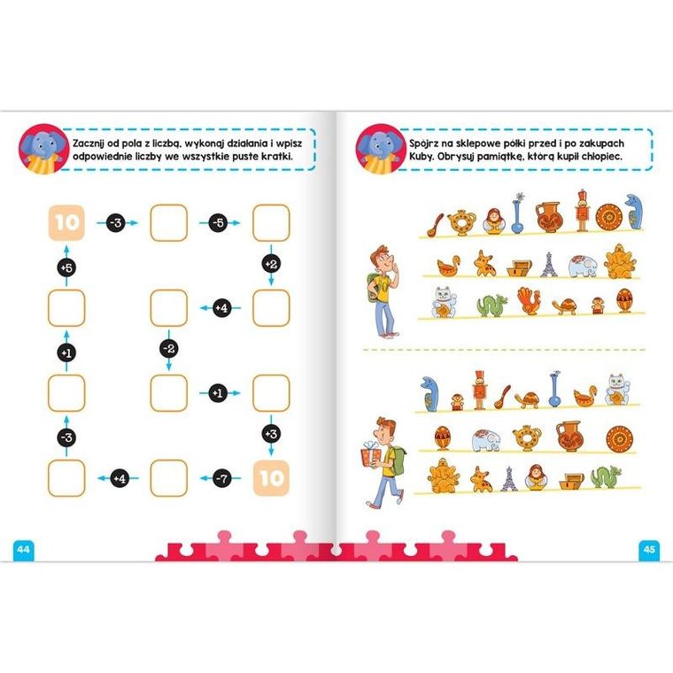 Fioletowa książeczka bystrego dziecka. Łamigłówki dla przedszkolaka