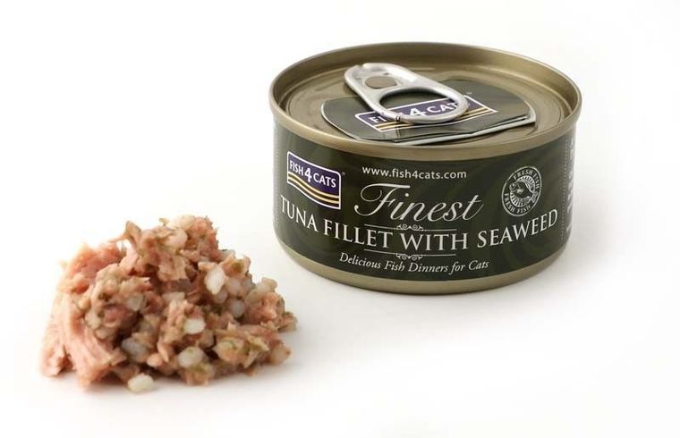 Fish4Cats, Finest Filet, karma mokra dla kota, tuńczyk z algami, 70g