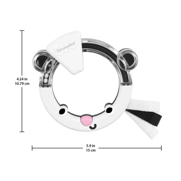 Fisher-Price, Aktywizujące kółeczko sensoryczne, biało-czarne