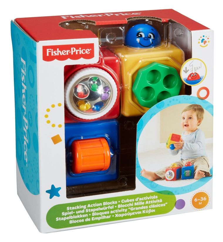 Fisher-Price, Aktywne klocki, zabawka edukacyjna