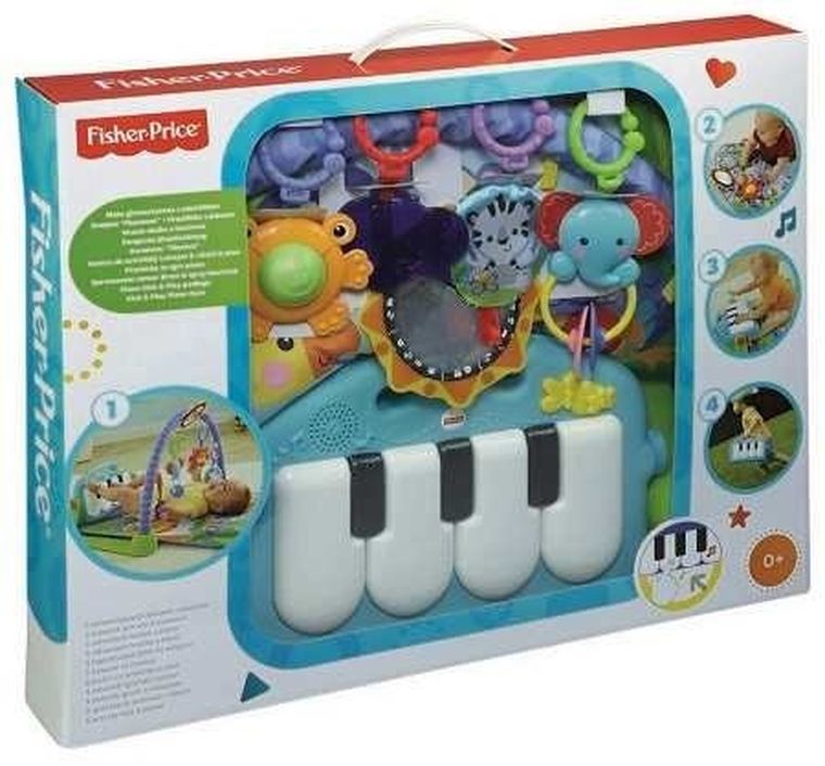 Fisher-Price, mata edukacyjna z pianinkiem