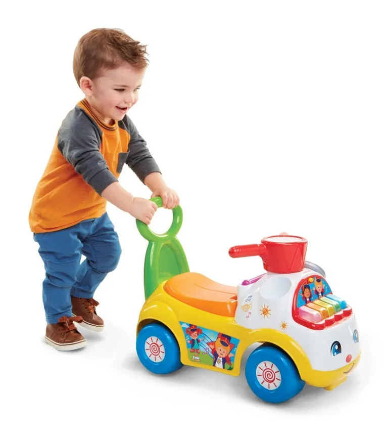 Fisher-Price, Muzyczna Parada, jeździk, żółty