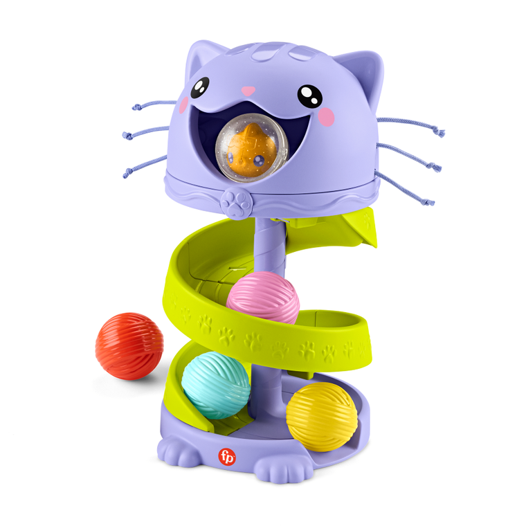 Fisher-Price, Pets, Kocia wieża z piłeczkami, zabawka niemowlęca