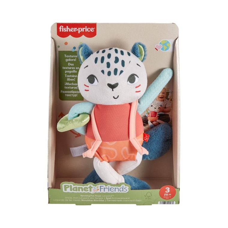 Fisher-Price, Planet Friends, Pantera przytulanka, zabawka niemowlęca
