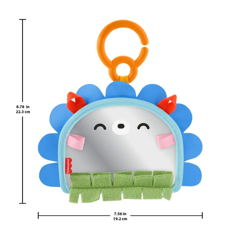 Fisher-price, Rozkładane Lustereczko, zawieszka, zabawka niemowlęca