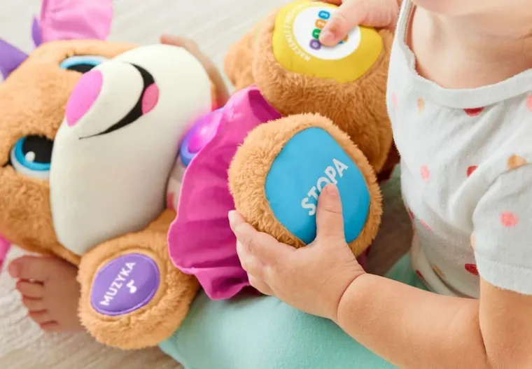 Fisher-Price, Siostrzyczka Szczeniaczka, zabawka interaktywna z 3 Poziomami Nauki
