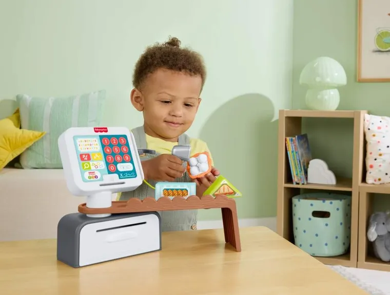 Fisher-Price, Sklepik - Kasa fiskalna "Kupuj i skanuj", zabawka interaktywna