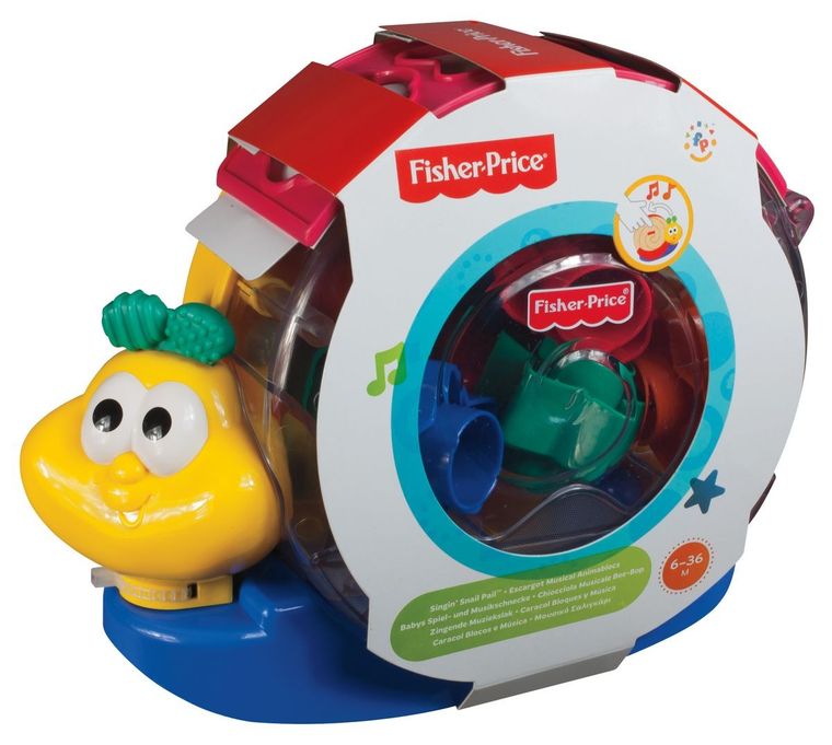 Fisher-Price, Ślimak smakosz klocków, zabawka edukacyjna