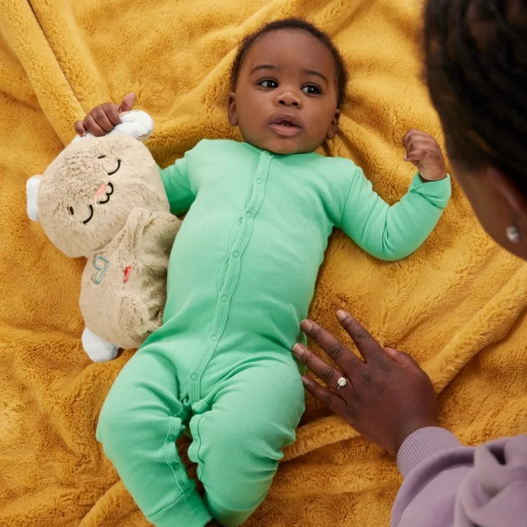 Fisher-Price, Śpiący Króliczek Usypiacz - Uspokajacz, przytulanka z dźwiękami dla niemowląt