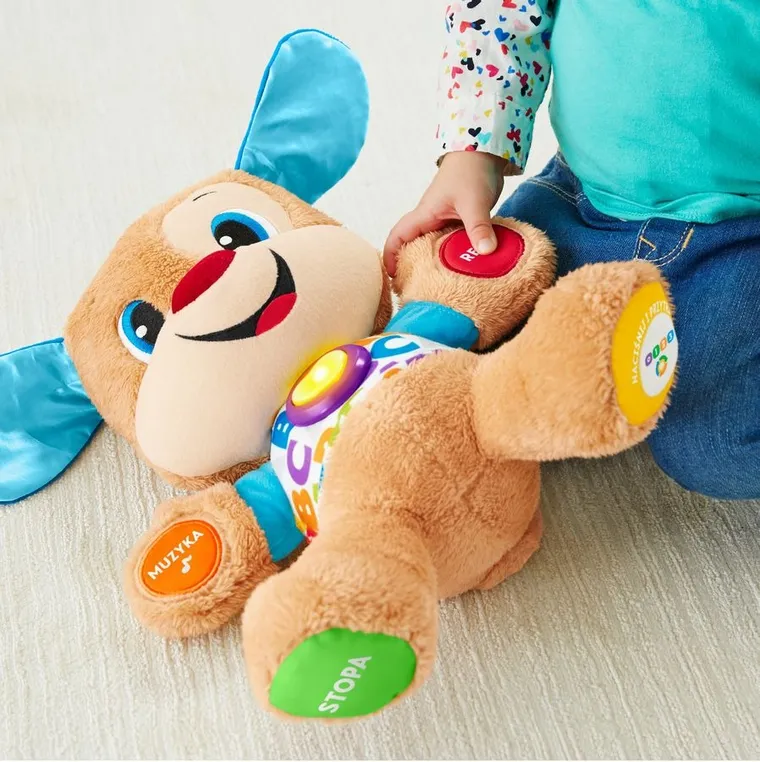 Fisher-Price, Szczeniaczek Uczniaczek "Poziomy Nauki", zabawka interaktywna