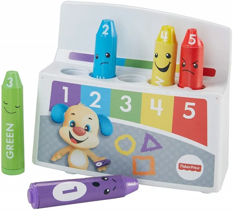 Fisher-Price, Uczące kredki „Kolorki-Humorki”, zabawka niemowlęca