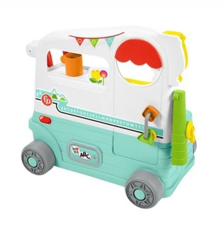 Fisher-Price, Wesoły kamper malucha 3w1, zabawka niemowlęca