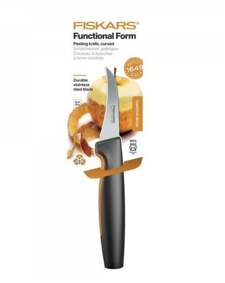 Fiskars, Functional Form, nóż do skrobania, zagięty, 7 cm, 1057545